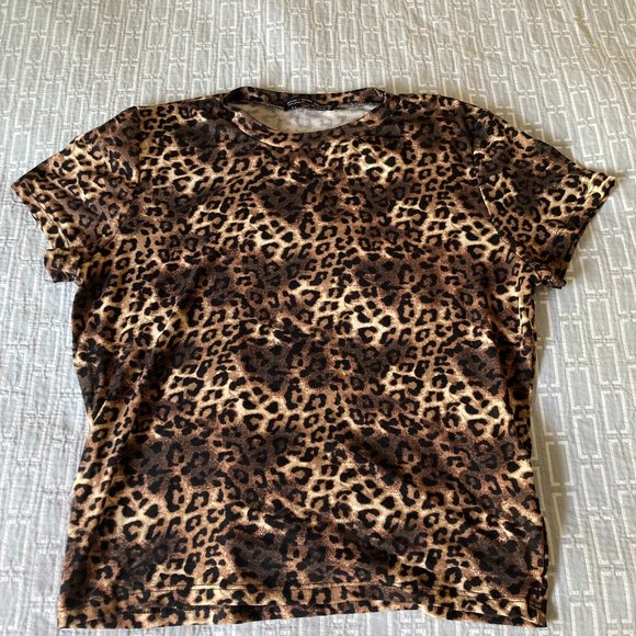 Cheetah baby tee Dolls Kill - Picture 1 of 2